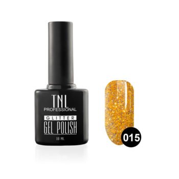 Гель-лак TNL - Glitter №15 - Оранжевый