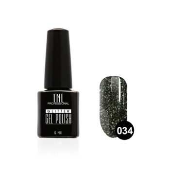 Гель-лак TNL - Glitter №34 - Мокрый асфальт