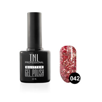 Гель-лак TNL - Glitter №42 - Бургундский
