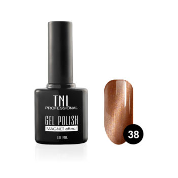 Цветной гель-лак TNL - кошачий глаз №38 - оранжевый