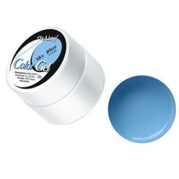 ruNail, Color UV luminescent gel (sky blue), 0519