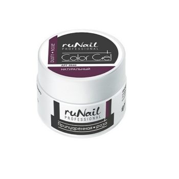 ruNail, Цветной УФ-гель (припудренная роза), 0940