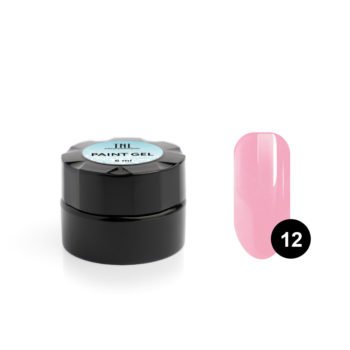 Гель-краска для дизайна ногтей TNL №12 (бледно-розовая), 8 мл.LW2(012)