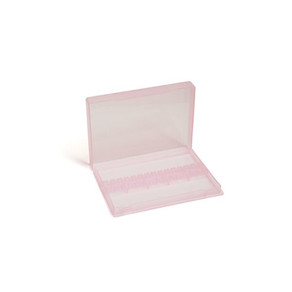 Контейнер TNL для фрез пластиковый (прозрачно-розовый) 242177
