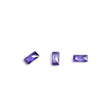 Кристаллы для объемной инкрустации "TNL" - багет №2 (фиолетовый) (10 шт./уп)