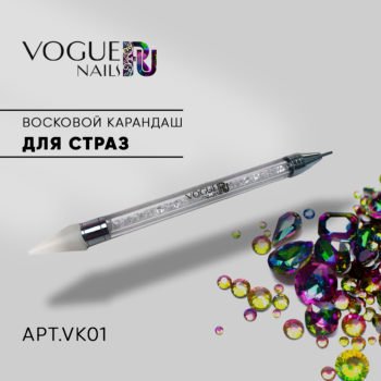 VOGUE, VK01, Восковой карандаш для страз с кристаллами