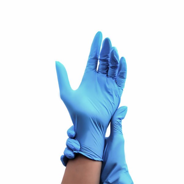 Перчатки "TNL" нитриловые M - голубые (1 пара)