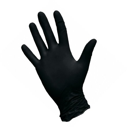 Перчатки "TNL" нитриловые M - черные (1 пара)